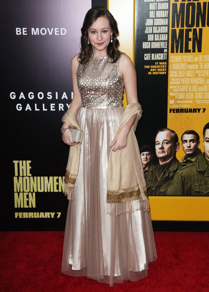 Nora Sagal;<br>New York Premiere of The Monuments Men - Inside Arrivals