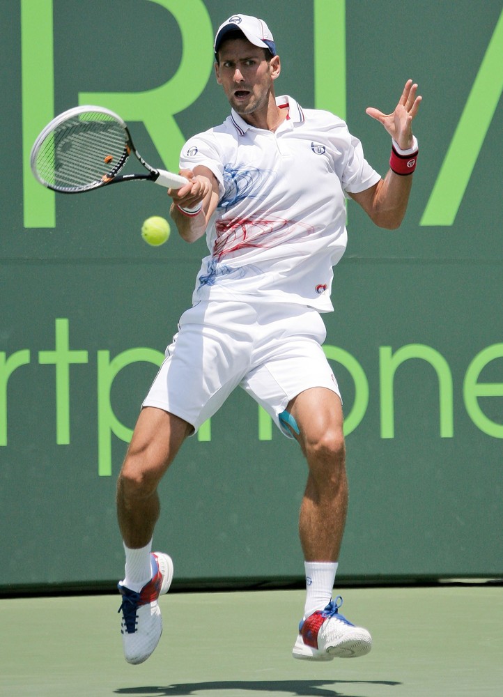 Novak Djokovic;<br>The Men's Final on Day 14 of The Sony Ericsson Open