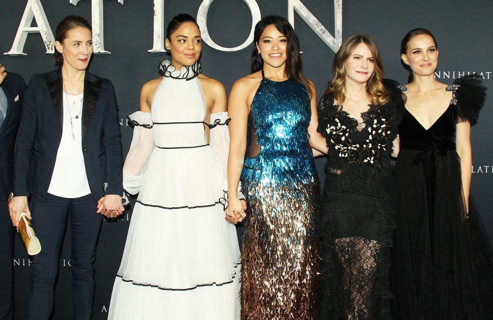 Tuva Novotny, Tessa Thompson, Gina Rodriguez, Jennifer Jason Leigh, Natalie Portman<br>Annihilation Los Angeles Premiere