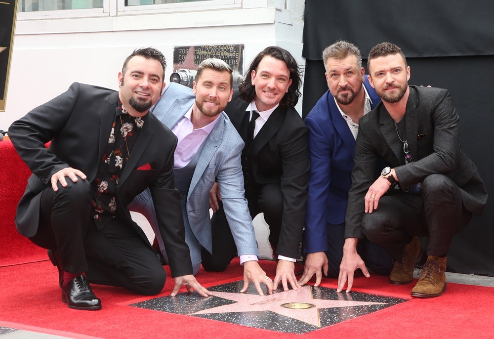NSYNC, Chris Kirkpatrick, Lance Bass, JC Chasez, Joey Fatone, Justin Timberlake<br>NSYNC Honored with Star on The Hollywood Walk of Fame