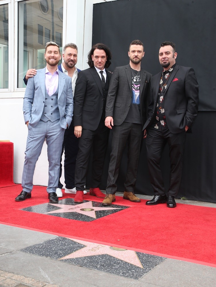 nsync Picture 1 - NSYNC Honored with Star on The Hollywood Walk of Fame