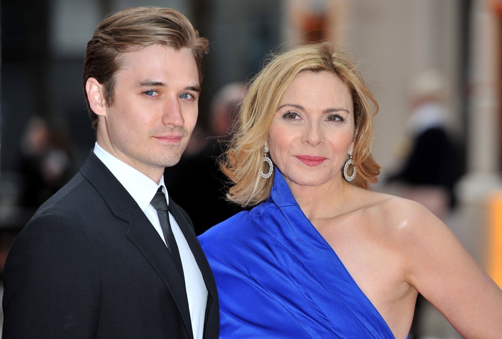 Seth Numrich;Kim Cattrall;<br>The Olivier Awards 2013 - Arrivals