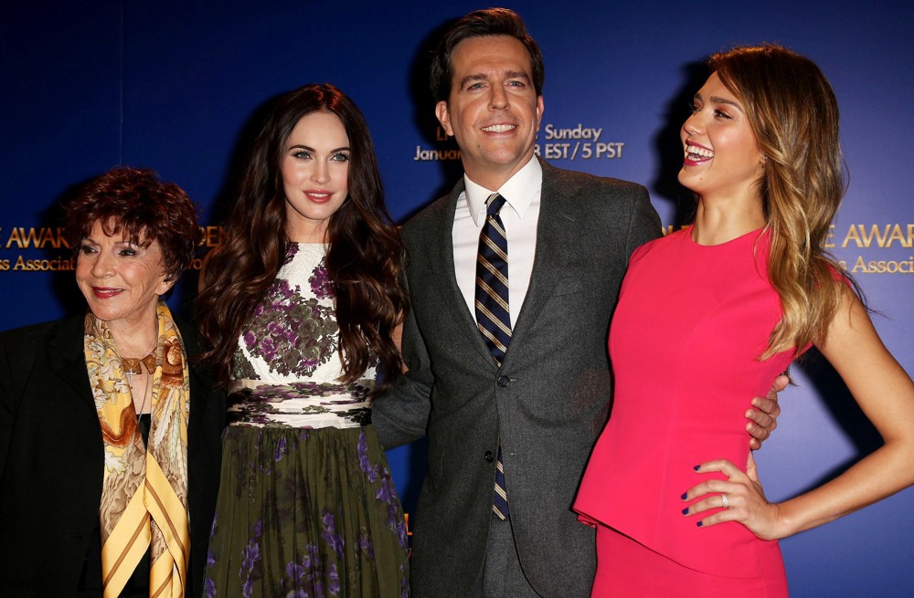 Aida Takla-O'Reilly;Megan Fox;Ed Helms;Jessica Alba;<br>70th Annual Golden Globe Awards Nominations Announcement