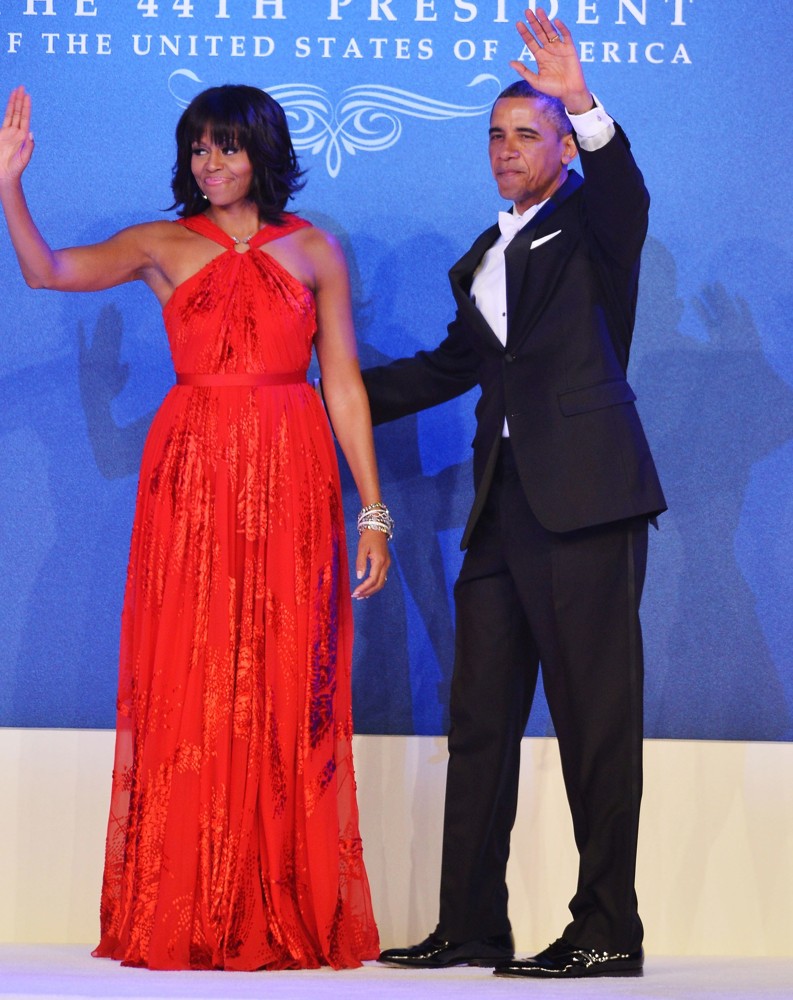 Michelle Obama;Barack Obama;<br>The Inaugural Ball