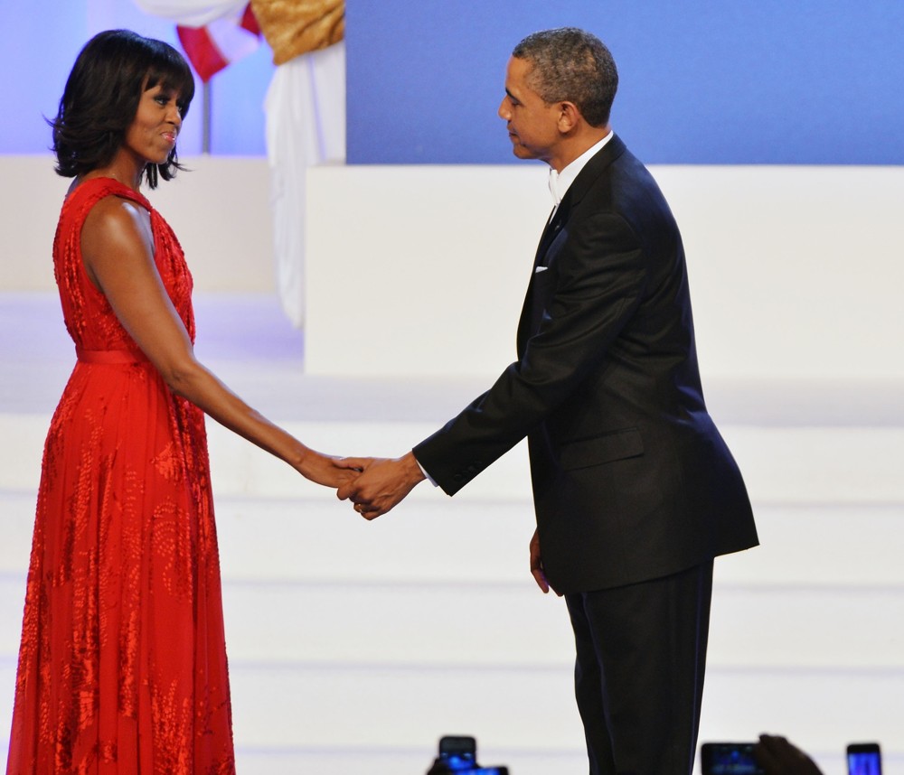 Michelle Obama;Barack Obama;<br>The Inaugural Ball