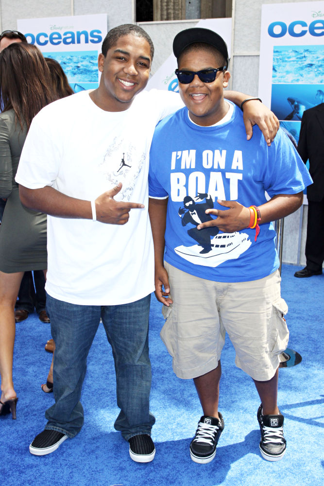 Kyle Massey;Chris Massey;<br>Disneynature's Premiere of 'Oceans' - Arrivals