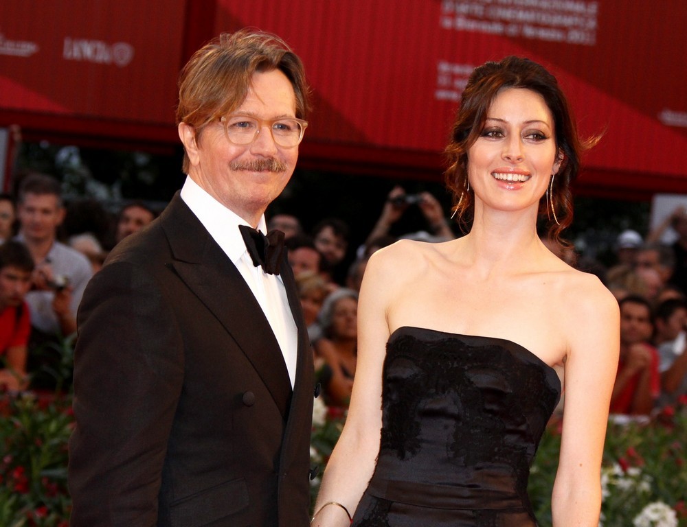 Gary Oldman;Alexandra Edenborough;<br>The 68th Venice Film Festival - Day 6 - Tinker, Tailor, Soldier, Spy - Premiere