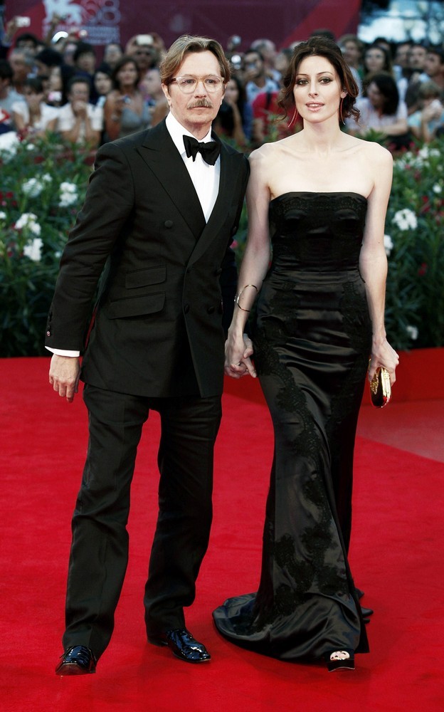 Gary Oldman;Alexandra Edenborough;<br>The 68th Venice Film Festival - Day 6 - Tinker, Tailor, Soldier, Spy - Premiere