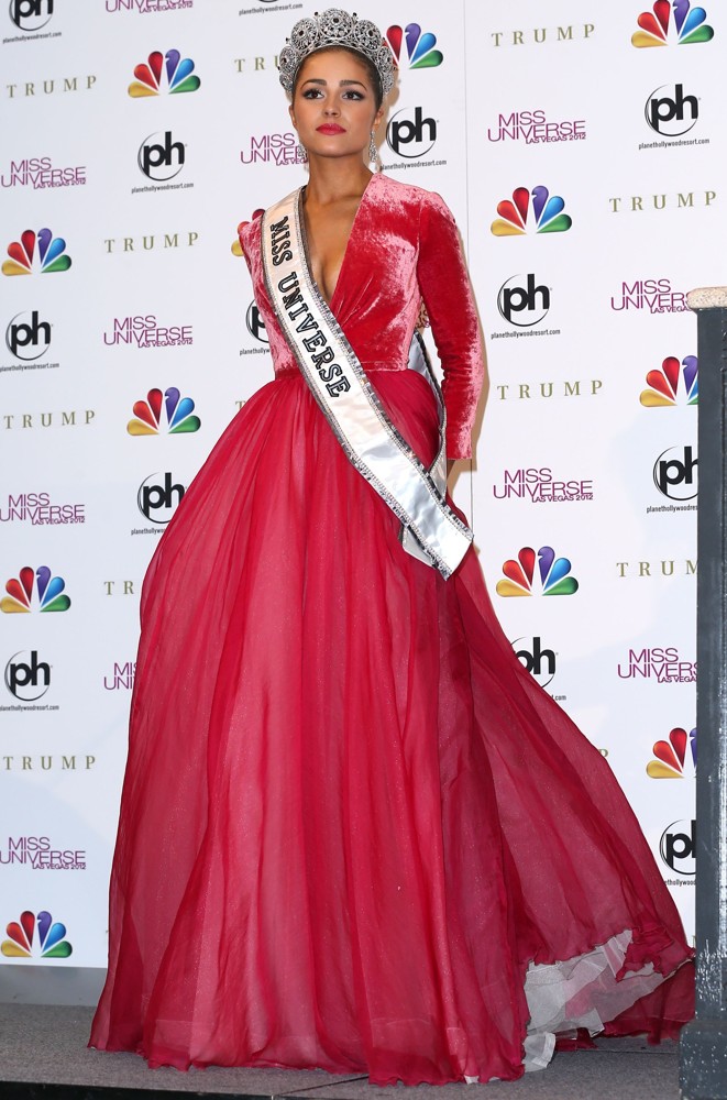Olivia Culpo;<br>Miss Universe Las Vegas 2012 Press Room