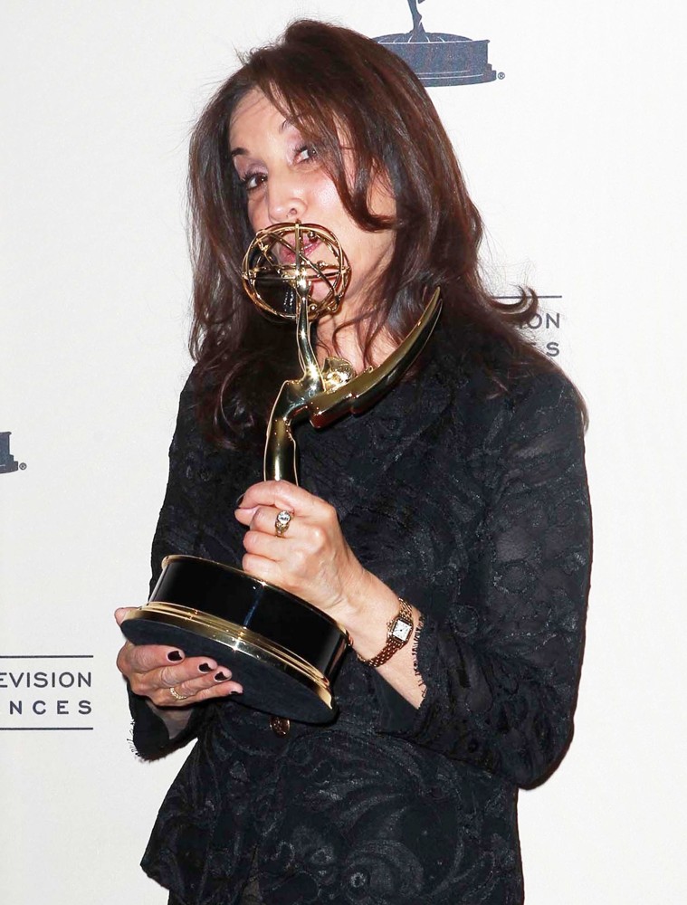 Olivia Harrison;<br>2012 Creative Arts Emmy Awards - Press Room