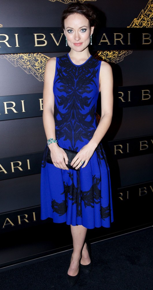 Olivia Wilde;<br>Mercedes-Benz New York Fashion Week Autumn-Winter 2013 - Bulgari Celebrates Icons of Style