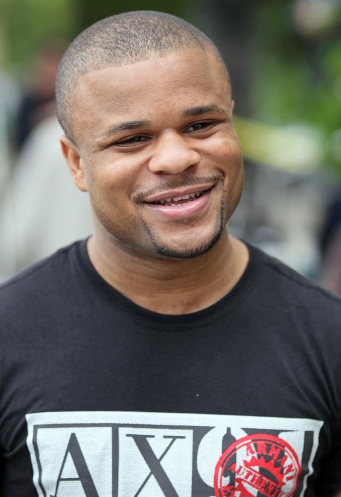 Omar Henry;<br>Omar Henry Outside The Beverly Hills Courthouse