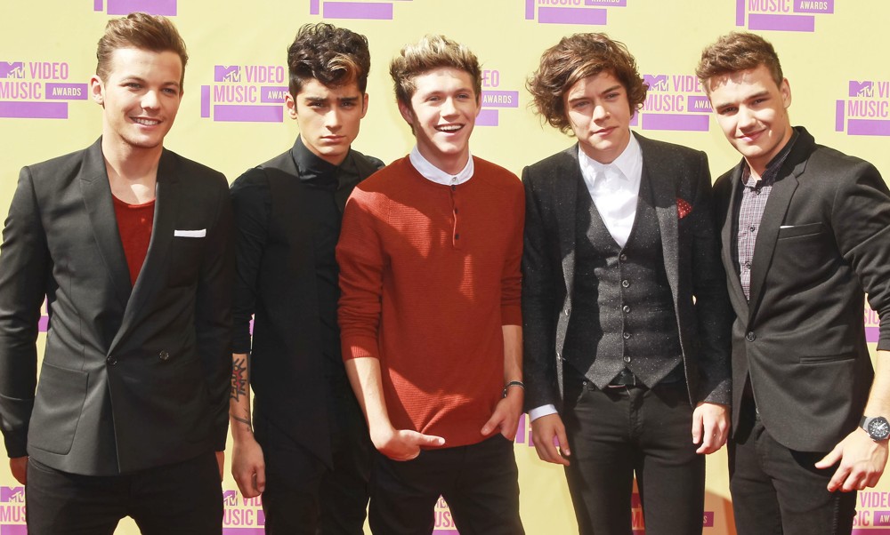One Direction;<br>2012 MTV Video Music Awards - Arrivals