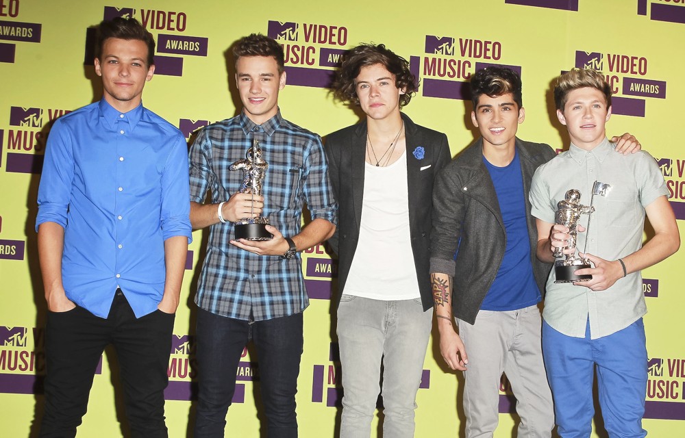 One Direction;<br>2012 MTV Video Music Awards - Press Room