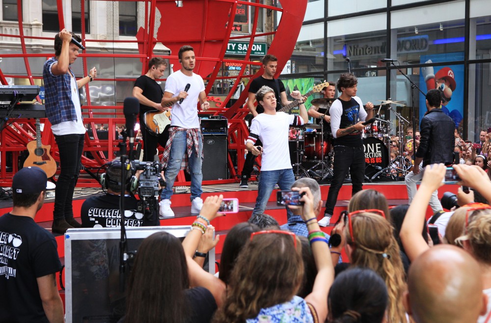 One Direction;<br>One Direction Perform on The Today Show as Part of Their NBC Toyota Concert Series