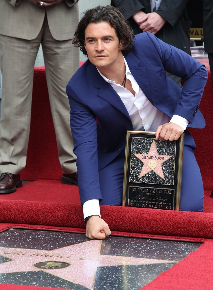 Orlando Bloom;<br>Orlando Bloom Honored with A Star on The Hollywood Walk of Fame