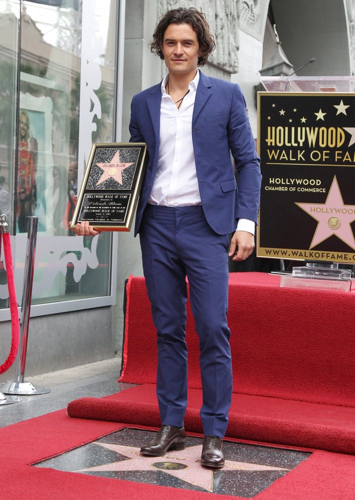Orlando Bloom;<br>Orlando Bloom Honored with A Star on The Hollywood Walk of Fame