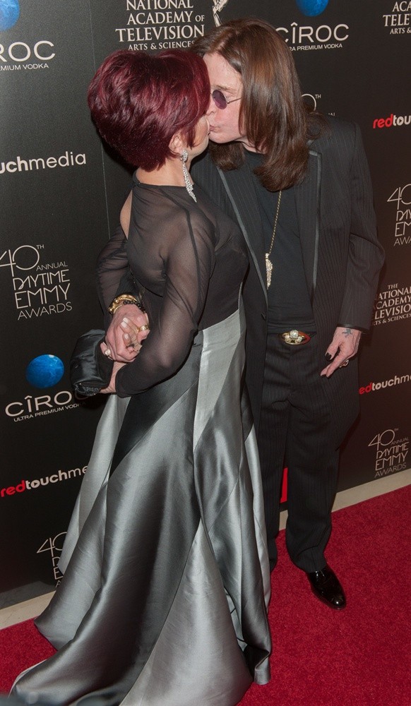 Sharon Osbourne;Ozzy Osbourne;<br>The 40th Annual Daytime Emmy Awards - Arrivals