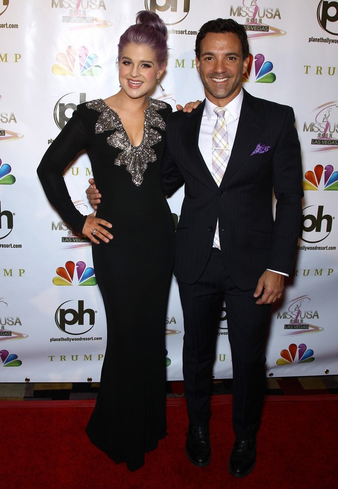 Kelly Osbourne;George Kotsiopoulos;<br>2012 Miss USA Pageant - Red Carpet