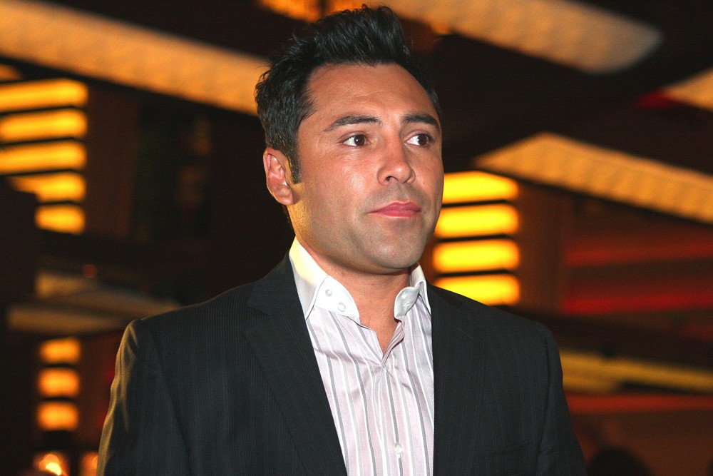 Oscar De La Hoya;<br>Press Conference for The ABC Television Series Shaq vs