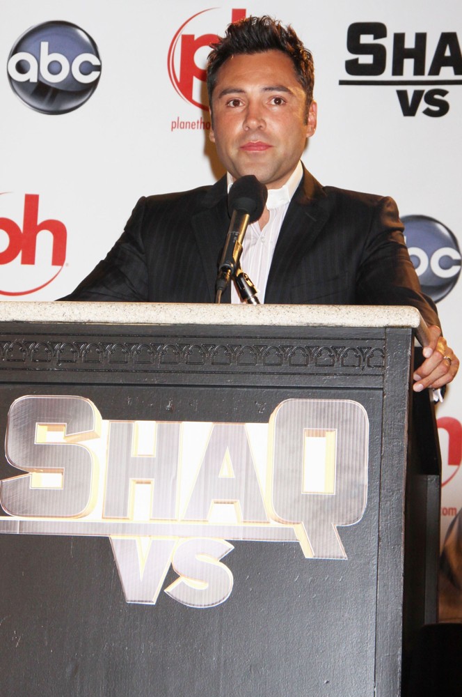 Oscar De La Hoya;<br>Press Conference for The ABC Television Series Shaq vs