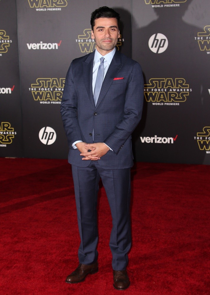 Oscar Isaac;<br>Premiere of Star Wars: The Force Awakens