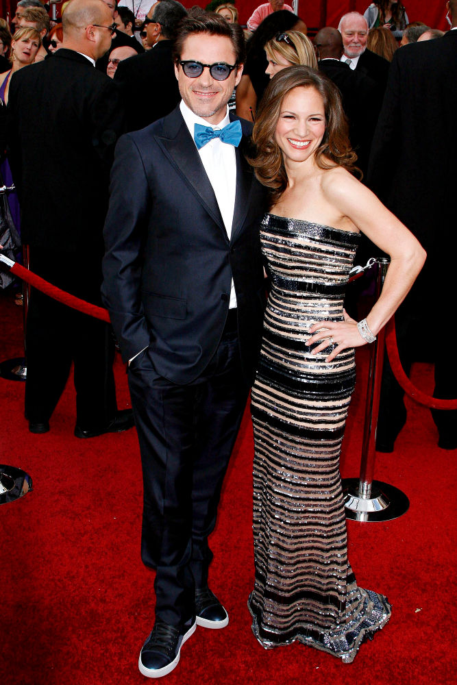 Robert Downey Jr.;Susan Levin;<br>The 82nd Annual Academy Awards (Oscars) - Arrivals