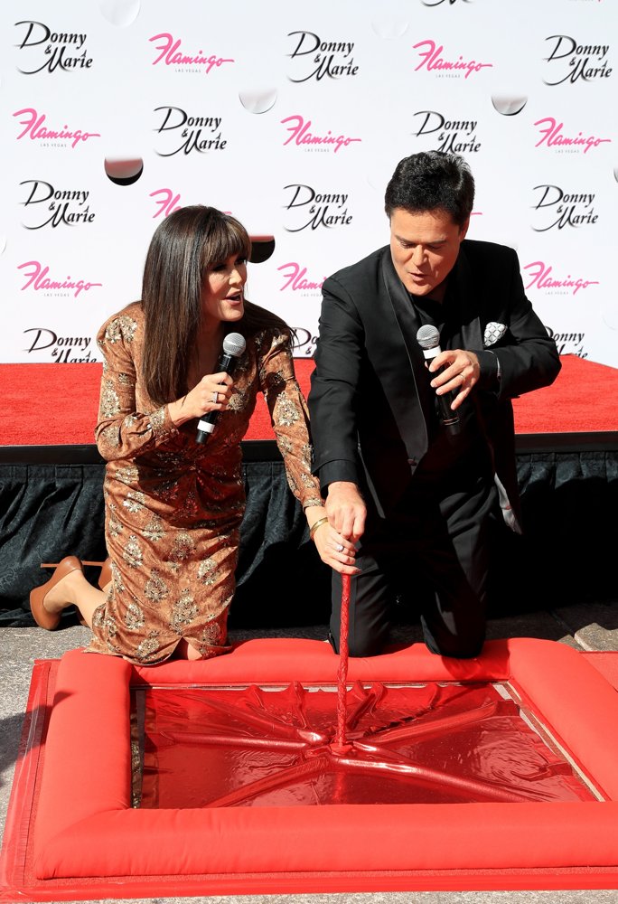 Donny and Marie Osmond Honored by Las Vegas Walk of Stars