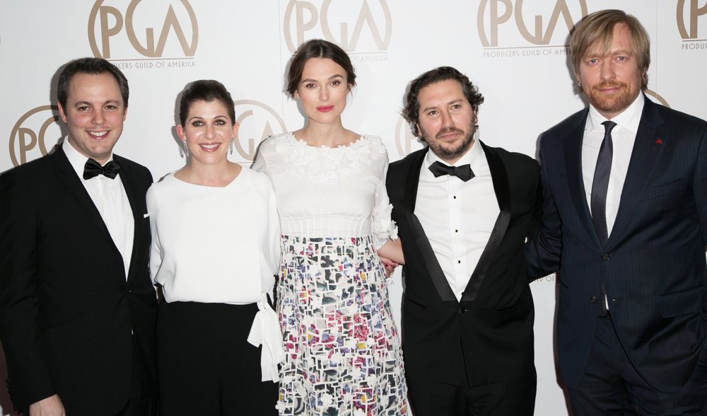 Ido Ostrowsky;Nora Grossman;Keira Knightley;Teddy Schwarzman;Morten Tyldum;<br>26th Annual Producers Guild of America Awards - Arrivals
