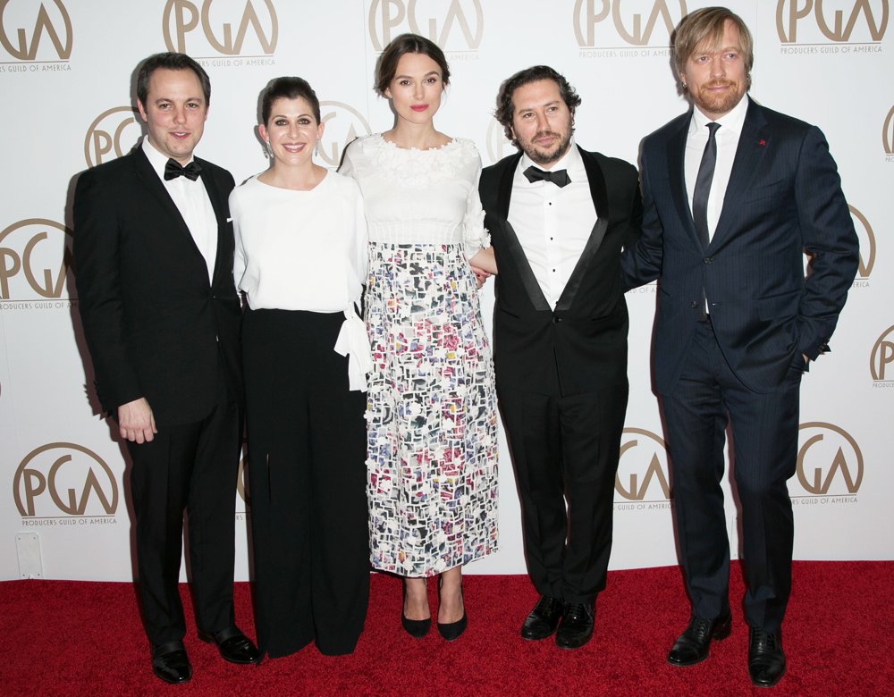 Ido Ostrowsky;Nora Grossman;Keira Knightley;Teddy Schwarzman;Morten Tyldum;<br>26th Annual Producers Guild of America Awards - Arrivals