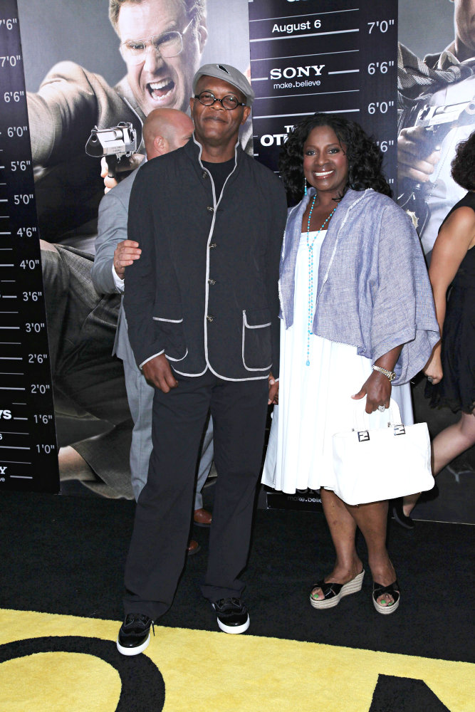 Samuel L. Jackson;LaTanya Richardson;<br>The NY Movie Premiere of 'The Other Guys'