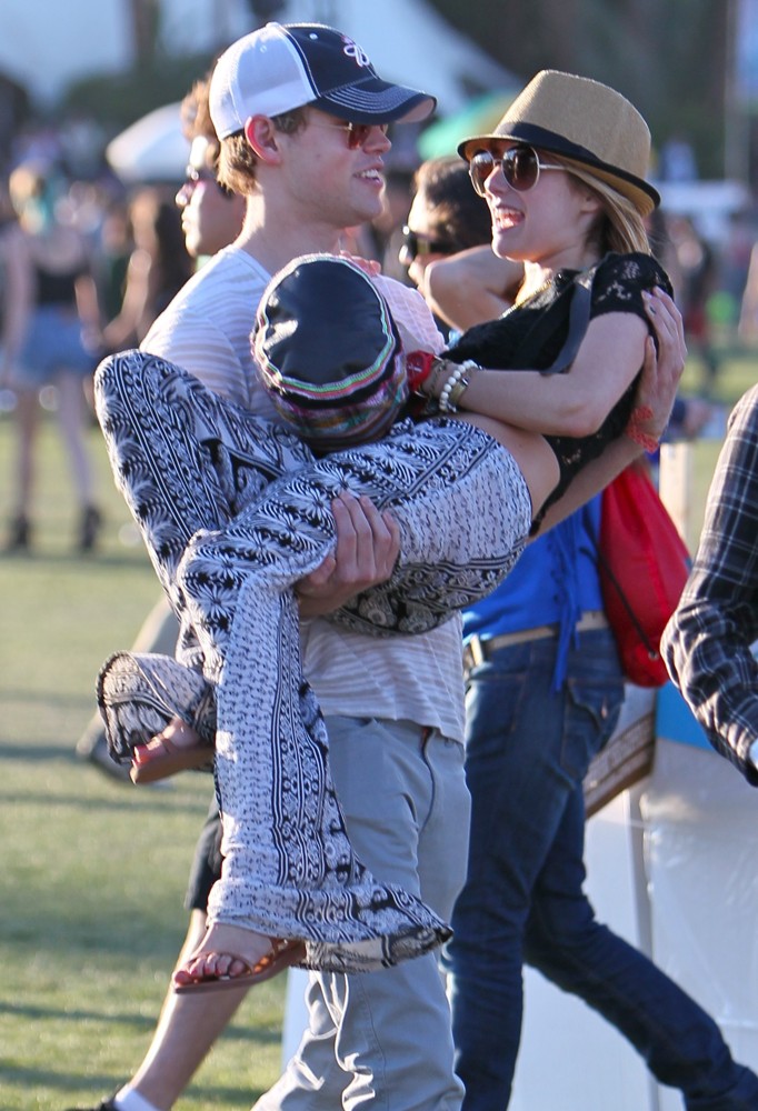 Chord Overstreet;Emma Roberts;<br>Celebrities at The 2012 Coachella Valley Music and Arts Festival -  Day 2