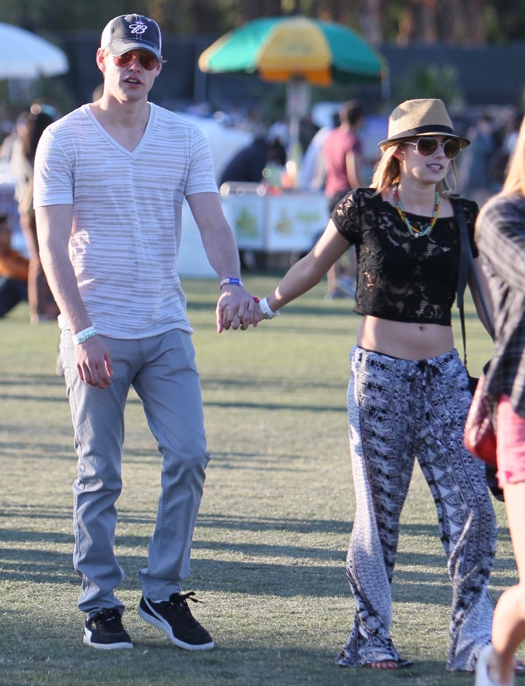 Chord Overstreet;Emma Roberts;<br>Celebrities at The 2012 Coachella Valley Music and Arts Festival -  Day 2