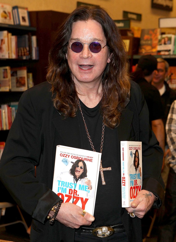 Ozzy Osbourne;<br>Ozzy Osbourne at His Booksigning for Trust Me, I'm Dr. Ozzy