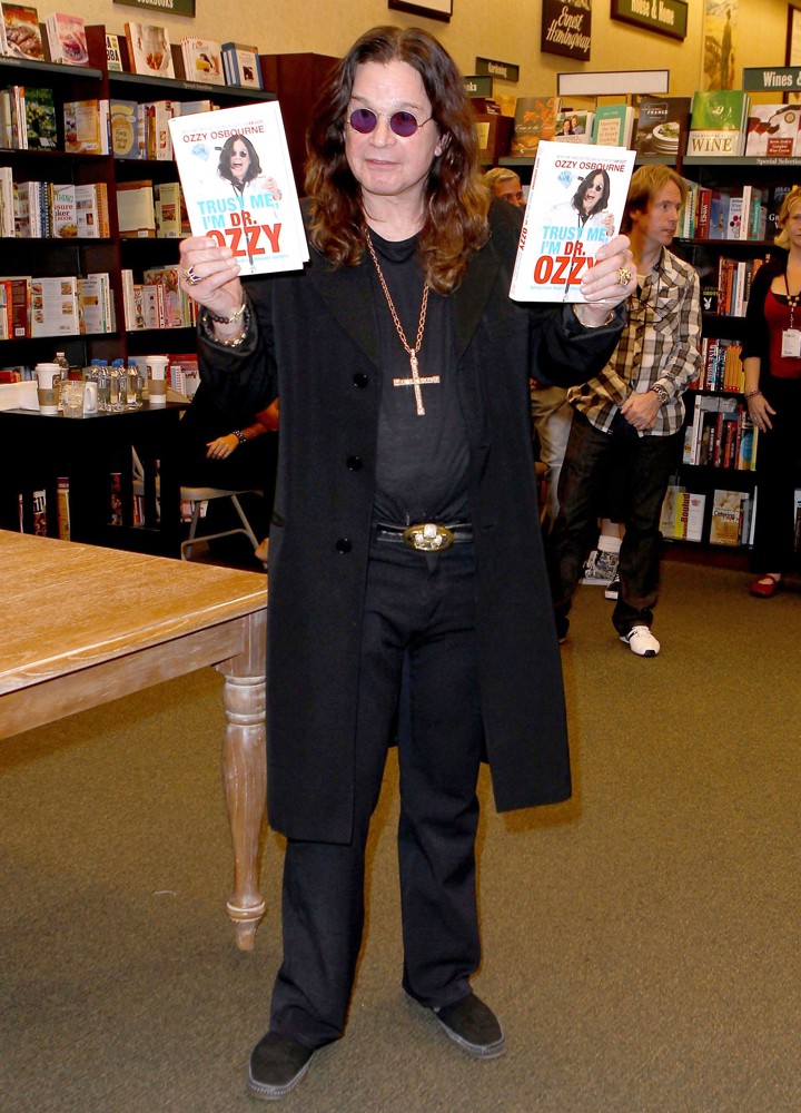 Ozzy Osbourne;<br>Ozzy Osbourne at His Booksigning for Trust Me, I'm Dr. Ozzy