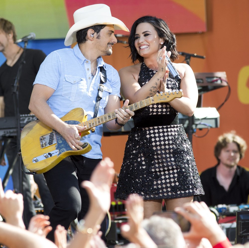 Brad Paisley Picture 169 Brad Paisley and Demi Lovato on Good Morning