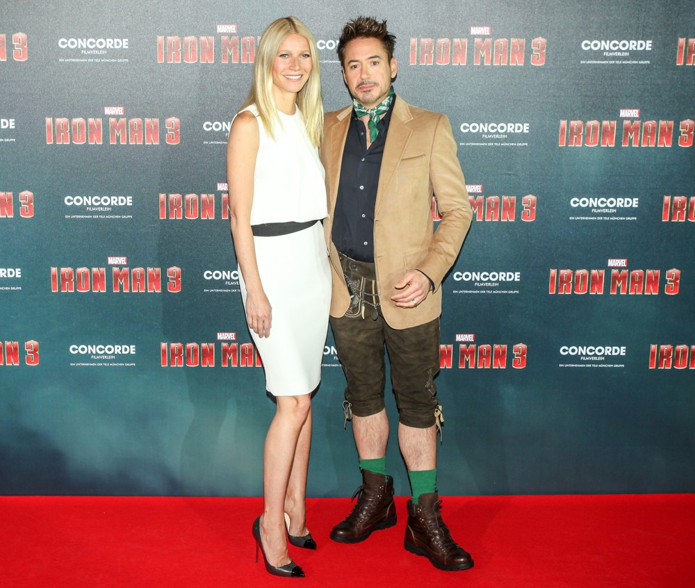 Gwyneth Paltrow;Robert Downey Jr.;<br>Iron Man 3 Photocall