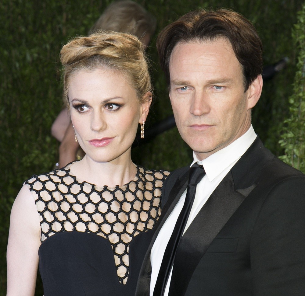 Anna Paquin;Stephen Moyer;<br>2013 Vanity Fair Oscar Party - Arrivals