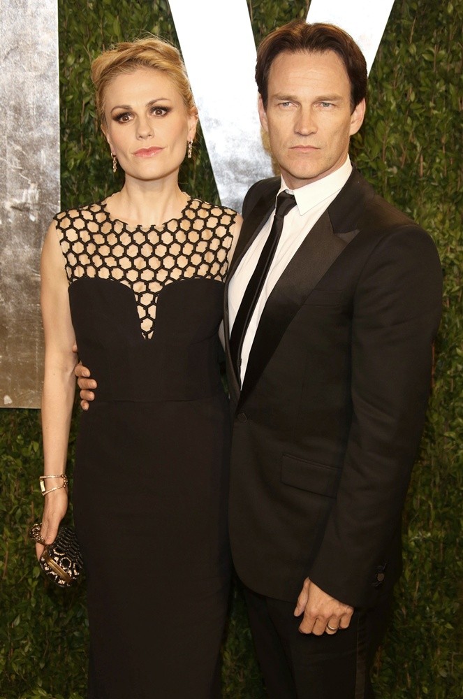 Anna Paquin;Stephen Moyer;<br>2013 Vanity Fair Oscar Party - Arrivals