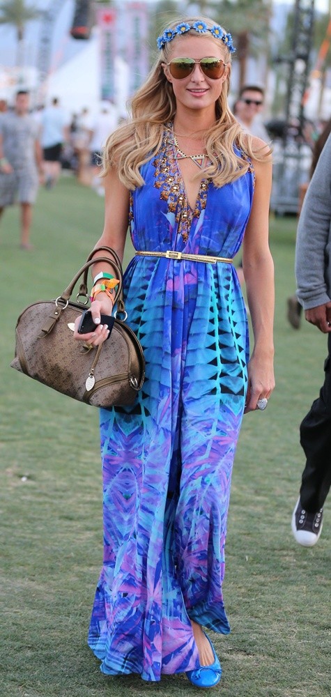 Paris Hilton;<br>The 2013 Coachella Valley Music and Arts Festival - Week 1 Day 2