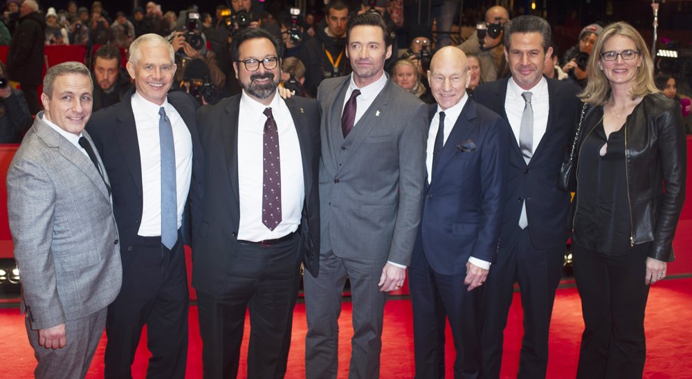 Hutch Parker;James Mangold;Hugh Jackman;Patrick Stewart;Simon Kinberg;<br>67th International Berlin Film Festival - Logan - Premiere
