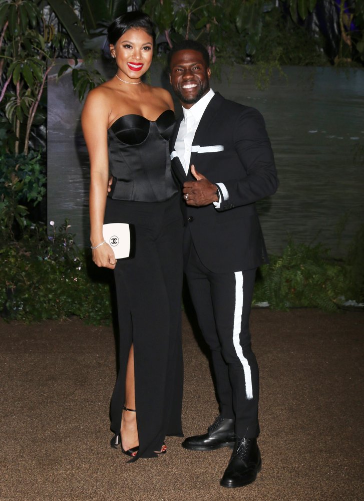 Eniko Parrish;Kevin Hart;<br>Jumanji Premiere