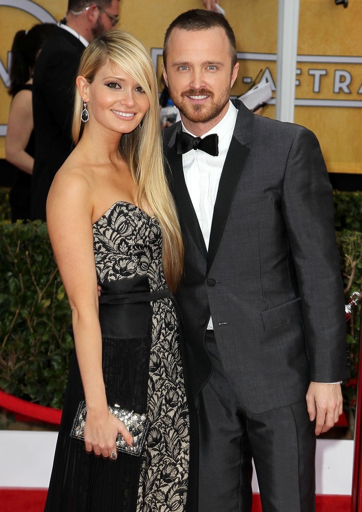 Lauren Parsekian;Aaron Paul;<br>19th Annual Screen Actors Guild Awards - Arrivals