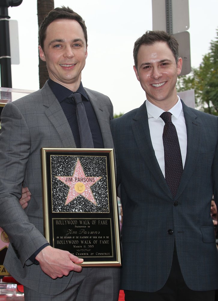 Jim Parsons;Todd Spiewak;<br>Jim Parsons Honored with A Star on The Hollywood Walk of Fame