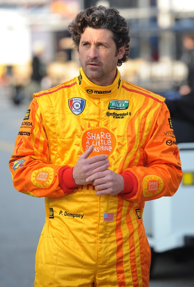 Patrick Dempsey;<br>Patrick Dempsey Appears During Testing for Rolex Sports Car Series Rolex 24