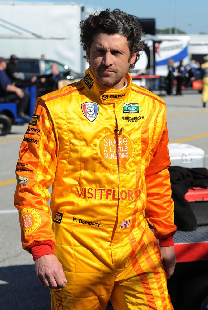 Patrick Dempsey;<br>Patrick Dempsey Appears During Testing for Rolex Sports Car Series Rolex 24