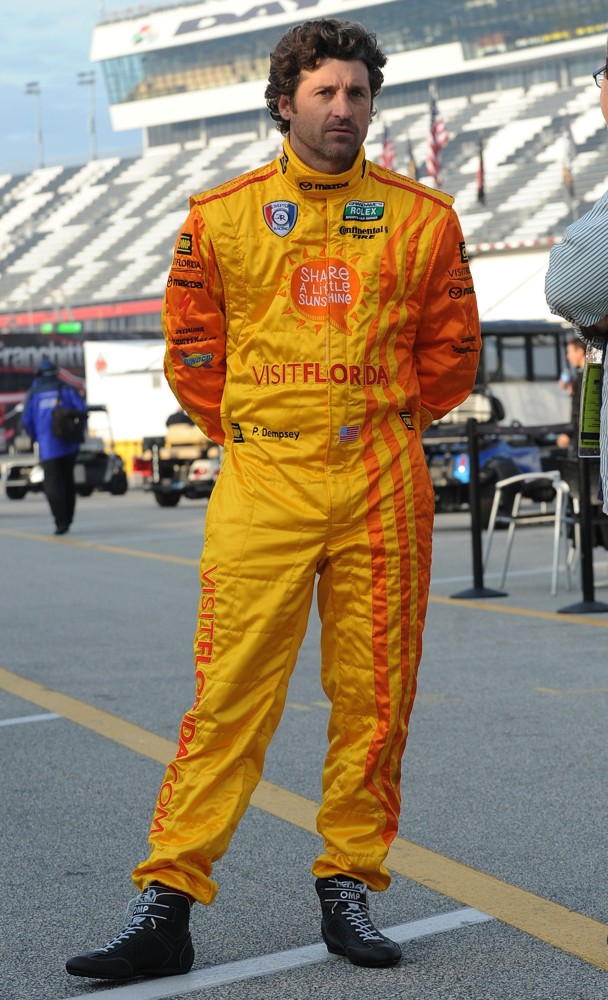 Patrick Dempsey;<br>Patrick Dempsey Appears During Testing for Rolex Sports Car Series Rolex 24