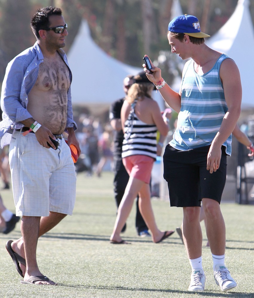 Patrick Schwarzenegger;<br>Celebrities at The 2012 Coachella Valley Music and Arts Festival - Day 3