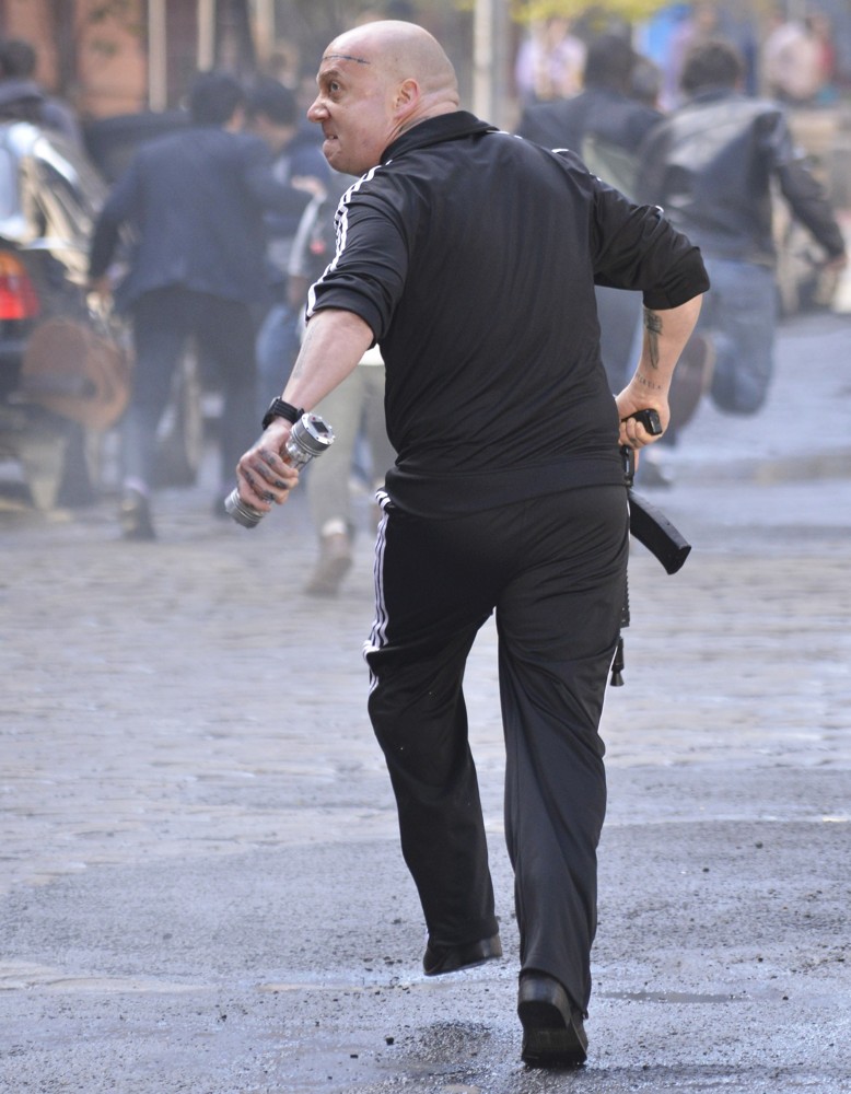 Paul Giamatti;<br>On The Set of The Amazing Spider-Man 2