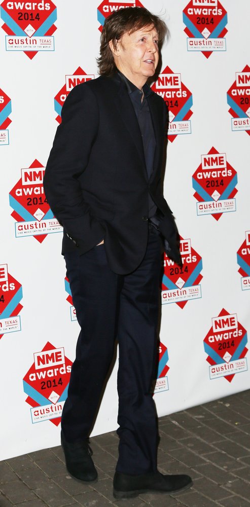 Paul McCartney;<br>The NME Awards 2014 - Arrivals